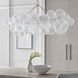 Julie Neill Talia LED 51 inch Burnished Silver Leaf Linear Chandelier Ceiling Light, Medium